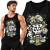 TANK TOP ANIMOWANY CAMP FIRE SKULL
